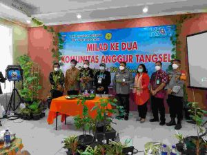 Milad ke 2 KAT Komunitas Anggur Tangerang Selatan, Walikota Benyamin Davnie akan jadikan Tangsel sebagai Kota Anggur selain Kota Anggrek.