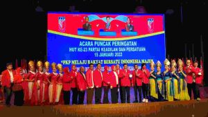 Partai Keadilan dan Persatuan Gelar HUT ke-23 Dihadiri Presiden Joko Widodo, Try Sutrisno dan Petinggi Parpol