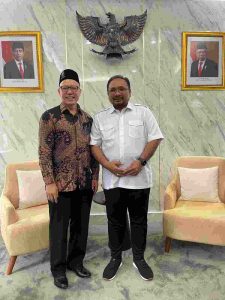 H. Serian Wijatno Ketua PITI beserta jajaran Pengurus Persatuan Islam Tionghoa Indonesia silahturahmi dan audiensi ke Menteri Agama Yaqut Cholil Qoumas.
