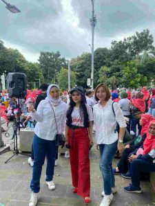 Peringati Women’s March 2023, Aleg Perempuan PSI Turun Aksi ke Lapangan.