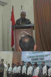 Febry Calvin Teteleta Hadiri Pelantikan Mahasiswa Saka Mese Nusa Student Assosiation dan Berikut Pesan Penting yang Disampaikan nya