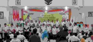 Petinggi Gerindra Hadiri Pelantikan Depimnas Prawiro Indonesia Nusantara Jaya