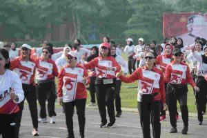Rangkaian Hari Jadi ke-75 Polwan RI Gelar Olahraga Bersama
