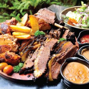 Nikmati kelezatan Authentic Texas Barbeque di Grand Whiz Poins Simatupang Jakarta.