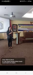 Clara Panggabean,S.H. Memukau Para Peserta Rakerda PD Pewarna DKI Jakarta dengan Lagu “Pancasila Rumah Kita” di Gedung Balai Kota Jakarta Pusat.