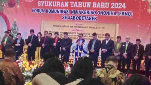 Ibadah Perayaan Natal 2023 Dan Syukuran Tahun Baru 2024 Forum Komunikasi Nihkjeriso Ononiha(FKNO) Se-Jabodetabek