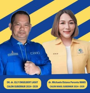 Pasangan E2L-MEP Calon Ideal yang Diidamkan Rakyat Sulut, Dijagokan Menang Satu Putaran