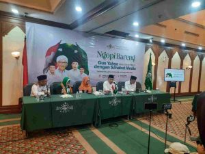 Ngopi Bareng Gus Yahya Ketua Umum PBNU Dengan Sahabat Media “Bekerja Bersama Umat Untuk Indonesia Muslahat”