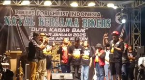 Natal Bersama Bikers Getarkan Kota Klaten
