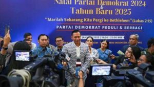 Partai Demokrat Gelar Natal Nasional 2024, AHY Himbau Jaga Kerukunan Umat Beragama